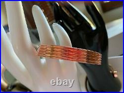 Copper Magnetic Bracelet and Ring Set Fashion Arthritis Unisex Roman Style Cuff