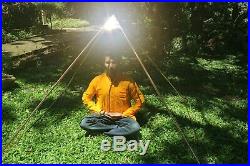 Copper Meditation Frame Pyramid 6 ft base for Heart Chakra Activation