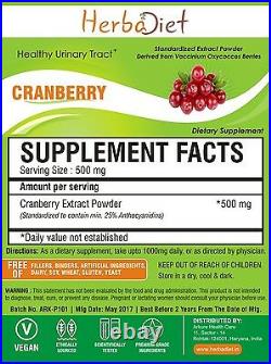Cranberry Fruit Extract 501 Powder 25% Anthocyanidins Healthy Urinary Tract