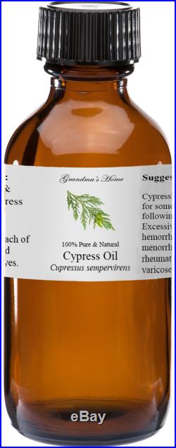 Cypress Essential Oil 4 oz 100% Pure and Natural Free Shipping