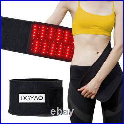 DGYAO 880nm Red Light Infrared Therapy Wrap Pad Belt for Back Waist Pain Relief