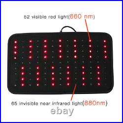 DGYAO Red Light Therapy Infrared LED Lamp Wrap Pad Back Waist Pain Relief Device