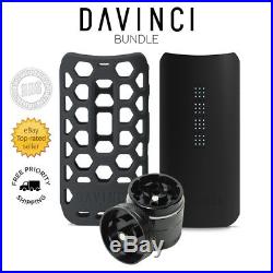 DaVinci IQ Stealth Black Device with IQ Glove+30mm Grinder+Priority Shipping