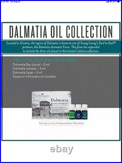 Dalmatia Aromatic Oil Young Living Collection Brand New Sealed and RARE