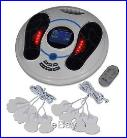 Deluxe Electric Foot Massager Circulation Blood Booster Infrared Medical Health