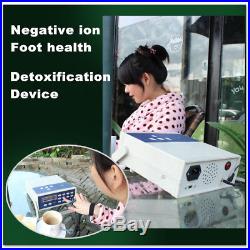Detox Machine Cell Ion Ionic Aqua Foot Bath SPA Cleanse Machine Fir Belt Box CAN
