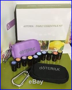 DoTERRA Family Essentials Kit10x OilsMini KitKeychain+ FREE Reference Card