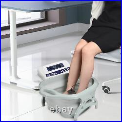 Dual User Ionic Detox Foot Bath Machine Tub Kit with Arrays Infrared Belts Home