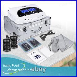 Dual User Ionic Detox Foot Bath Spa Machine Chi Cleanse Machine with heating Belt
