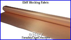 EMF RFID RF Shielding Copper Fabric Roll 43 x 20' (feet!) of Material