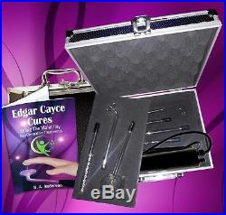 Edgar Cayce Cures Violet Ray 7 pcs, case and handbook