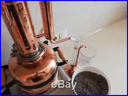 Essential oil distiller set Copper still Steam Extractor Alquitara 5 l Separator