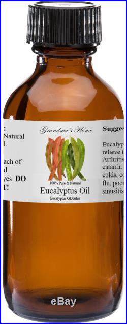 Eucalyptus Essential Oil 4 oz 100% Pure and Natural Free Shipping