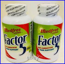 Factor 5 Inflammation and Pain Relief (2 Bottles) 120 Capsules
