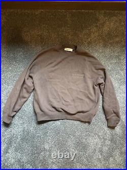 Fear Of God Essentials Plum Crewneck Sweatshirt Size Small