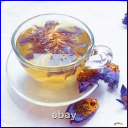 Fresh 100% Dried Handpick Blue Lotus Flowers Nymphaea Caerulea water lily Tea