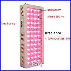 Full Body X500W LED Red Near Infrared Light Therapy 660nm 850nm Time Setting