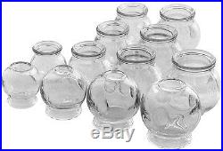 Glass Cupping Therapy Set With Guidance On Application And Aftercare Multi