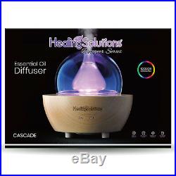 Glass Essential Oil Diffuser Nebulizer Aromatherapy Benefits Humidifier Cascade
