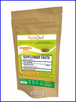 Goldenseal Root Extract Powder Berberine Hydrastine Alkaloids Immune Support