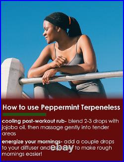 GreenHealth Peppermint (Terpeneless) Essential Oil 100% Free Shipping