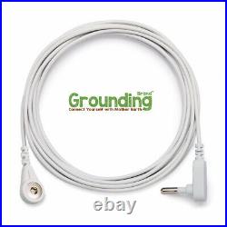 Grounding Brand King Size Earthing Sheet with Connection Cable, Grey