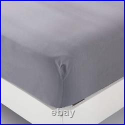 Grounding Fitted Sheet with 15 feet Grounding Cord-King/Queen-White Or Gray