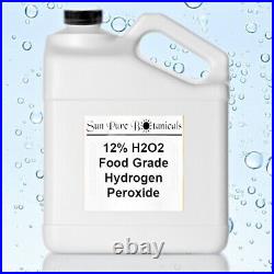 H2O2 Hydrogen Peroxide Food Grade 12% Many Sizes 8oz 1 Gallon FREE SHIPPING