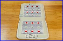HealthyLine Amethyst Heated Seat Healing Mat Far Negative Ions Pad with PEMF