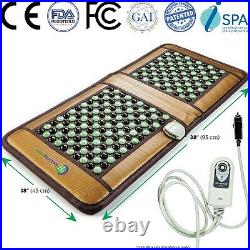 HealthyLine Infrared Car Seat Heating Pad for Back Pain Jade Tourmaline 12V