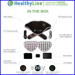 HealthyLine Infrared Gemstone Heating Pad Portable Neck Model with Power-Bank