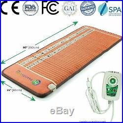 Heating Pad PEMF Far Infrared Bio Crystal Therapy Mat HealthyLine 60 x 24