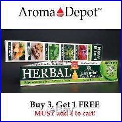 Herbal Essential Toothpaste (New 5 in 1) 6.5 OZ FREE SHIPPING Oral Care 1 tube