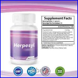 Herpesyl Herpes Supplement Capsules 60 Capsules