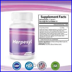 Herpesyl Herpes Supplement Capsules OVERSTOCK SALE