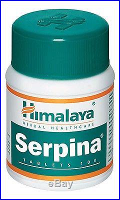 Himalaya Herbal Serpina 100 Tabs USA BASED WHOLESALE HERBAL SHOP. Exp 2019