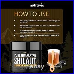 Himalayan Organic Shilajit Resin Lab Tested Formula 600mg Max Strength