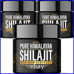 Himalayan Organic Shilajit Resin Lab Tested Formula 600mg Max Strength