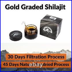 Himalayan Pure Gold Graded Shilajit Resin Above 17000FT Sundried Shilajit Resin