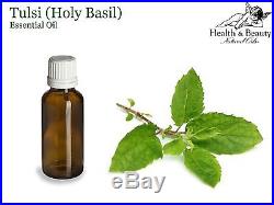Holy Basil (Tulsi) Essential Oil. 9 Sizes. 10ml Gallon. Free Shipping