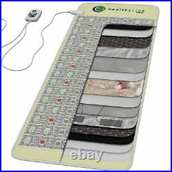 Infrared Heating Pad PEMF Bio Therapy Mat with Amethyst HealthyLine 72 x 24