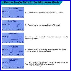 Ionic Detox Foot Bath Spa Machine Ion Detox Kit with Case for Christmas Gift New