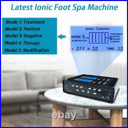 Ionic Detox Foot Bath Spa Machine Ion Detox Kit with Case for Christmas Gift New