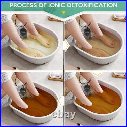 Ionic Detox Foot Spa Bath Machine Ion Cleanse for Home Use Massager Relief Pain