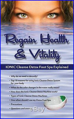 Ionic Detox Ion Foot Spa Aqua Chi Unit for Home Use comes with Foot Basin