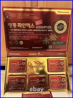 KWANGDONG LOCAL KOREA Red Pine Needle Concentrate Oil 120 Capsules 450mg QUALITY