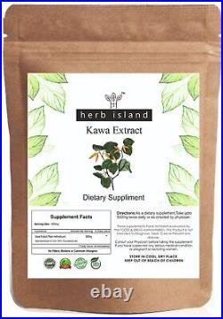 Kawa Extract (30% Kavalactones) Promotes Relaxation & Stress relief Free Ship