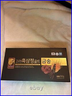 Korean Black Ginseng Extract Cordyceps Reishi 4 x 240g Bottles 960g exp03/2026