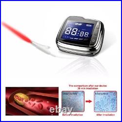 LASTEK 650nm Laser Watch Therapy Device+5 Treat Probes +2 Gifts Home Medical Kit