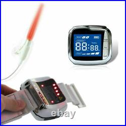 LASTEK 6 in 1 650nm Soft Laser Watch Therapy Device 5 Probes Home Medical Tools